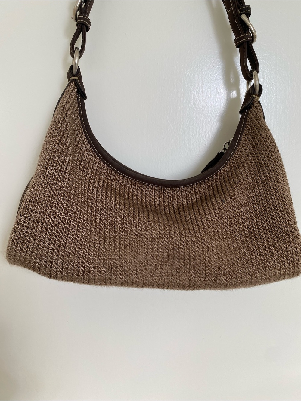 The Sak  Brown Knit Hobo Shoulder Bag - Picture 5 of 8